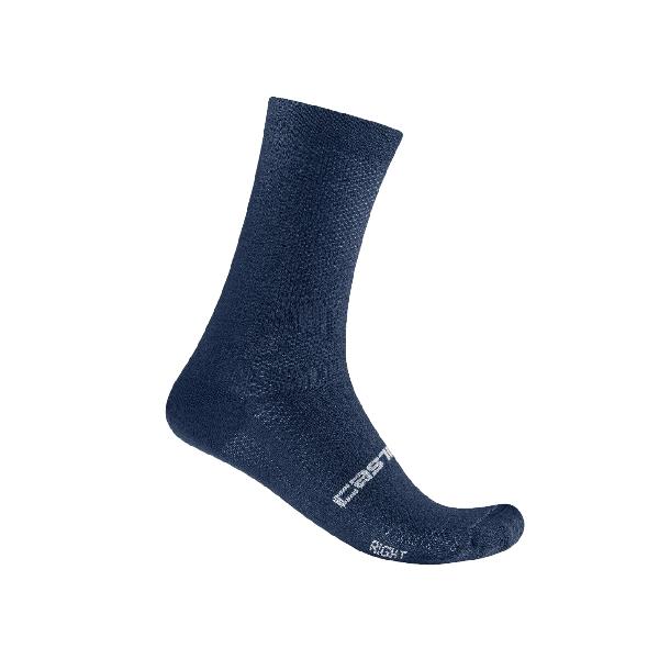 Foto van Castelli Espresso 18 sock blauw unisex XXL