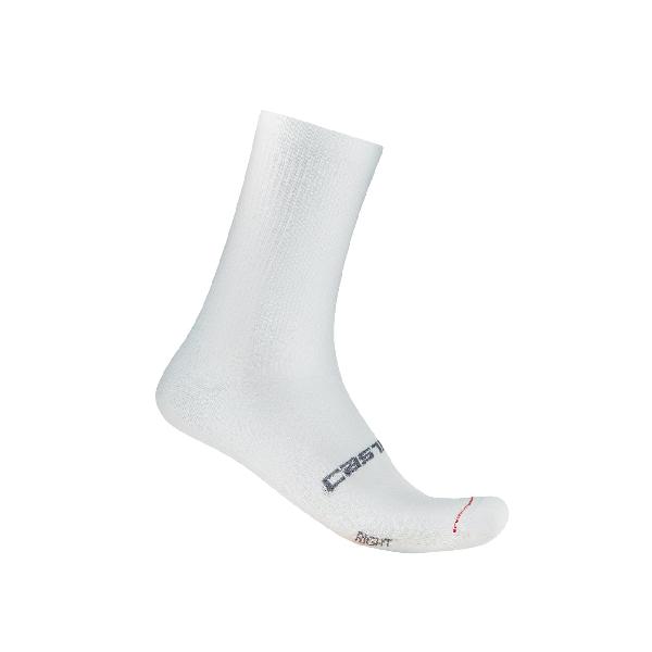 Foto van Castelli Espresso 18 sock wit unisex L/XL