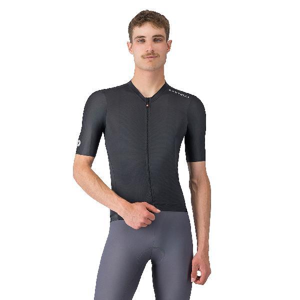Foto van Castelli Espresso 2 fietsshirt korte mouw black/white heren