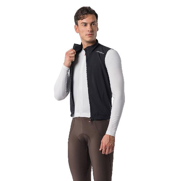 Foto van Castelli Espresso 2 fietsvest mouwloos black/white heren