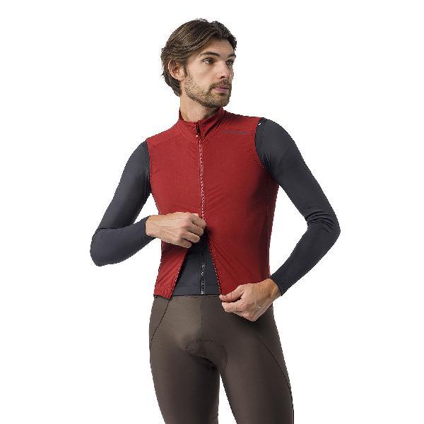 Foto van Castelli Espresso 2 fietsvest mouwloos garnet heren