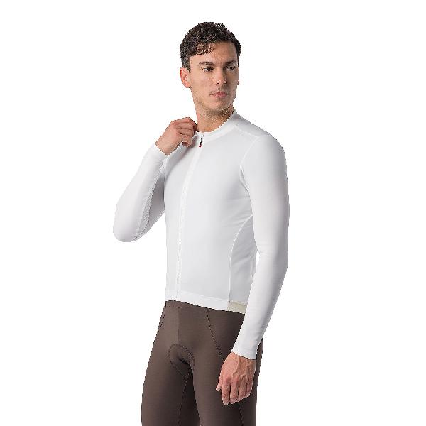 Foto van Castelli Espresso Thermal 2 fietsshirt lange mouw ivory heren
