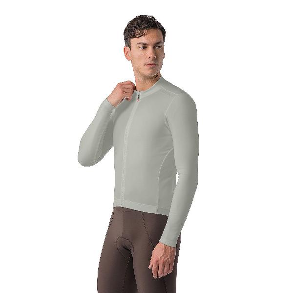 Foto van Castelli Espresso Thermal 2 fietsshirt lange mouw shadow heren