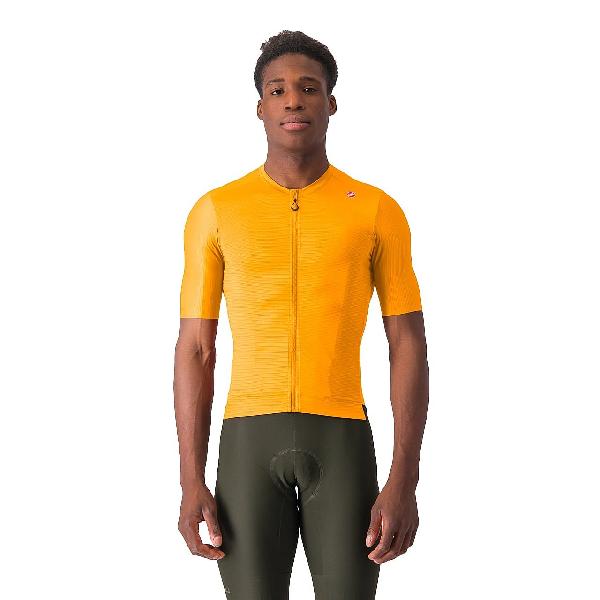 Foto van Castelli Espresso fietsshirt korte mouw oranje heren