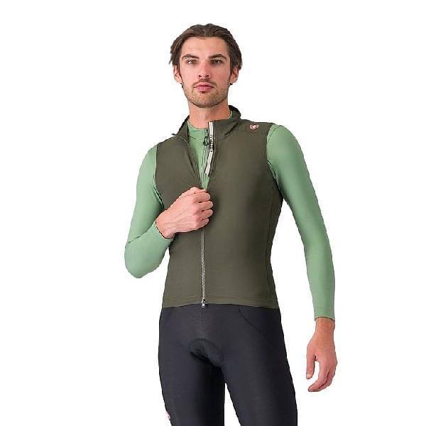 Foto van Castelli Espresso vest mouwloos deep green heren
