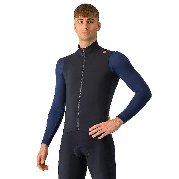 Foto van Castelli Espresso vest mouwloos light black heren