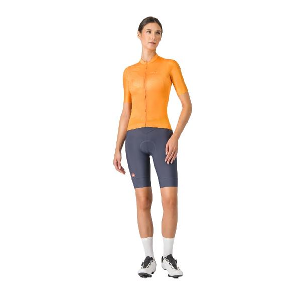 Foto van Castelli Fantasia jersey korte mouw oranje dames M