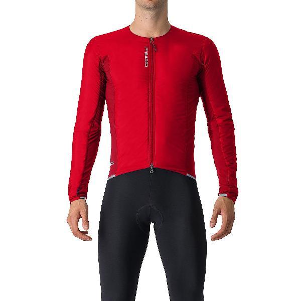 Foto van Castelli Fly Jack-Sey lange mouw fietsjack rich red heren