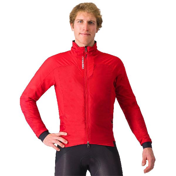 Foto van Castelli Fly Thermal lange mouw fietsjack rich red heren