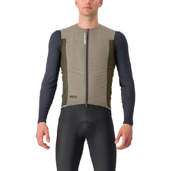 Foto van Castelli Fly Vest mouwloos fietsjack grijs heren XL
