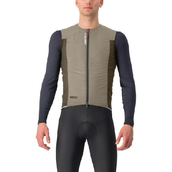 Foto van Castelli Fly Vest mouwloos fietsjack grijs heren XXL