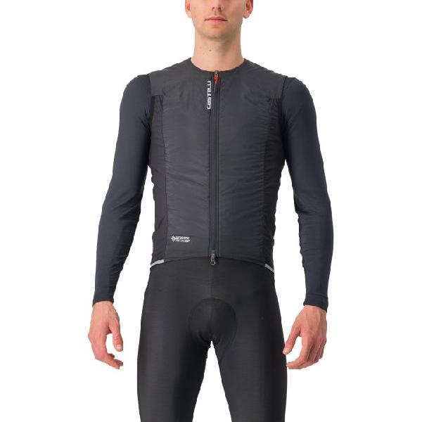 Foto van Castelli Fly Vest mouwloos fietsjack zwart heren XL