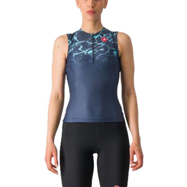 Foto van Castelli Free 2 W tri singlet blauw dames