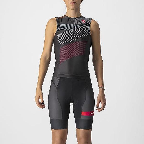 Foto van Castelli Free 2 W tri singlet zwart dames