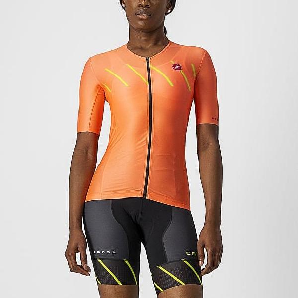 Foto van Castelli Free speed 2 W race tri top oranje dames