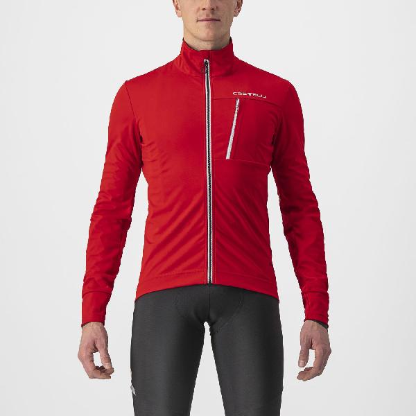 Foto van Castelli GO fietsjack rood heren XXXL