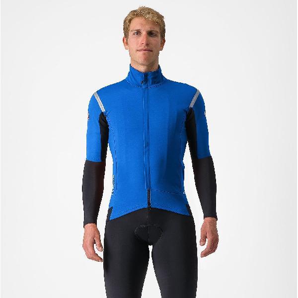 Foto van Castelli Gabba RoS 2 korte mouw fietsjack azzurro italia/silver reflex heren