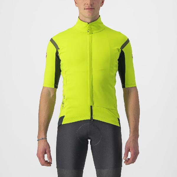 Foto van Castelli Gabba RoS 2 korte mouw fietsjack geel/groen heren XL