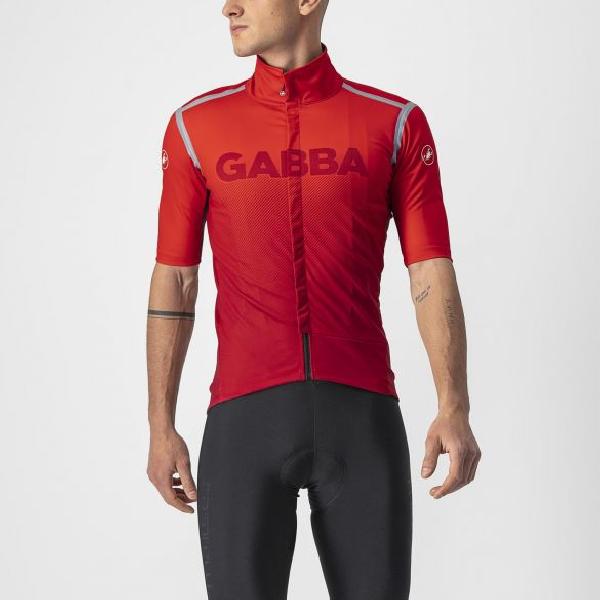 Foto van Castelli Gabba RoS Special Edition korte mouw fietsshirt rood heren XXL