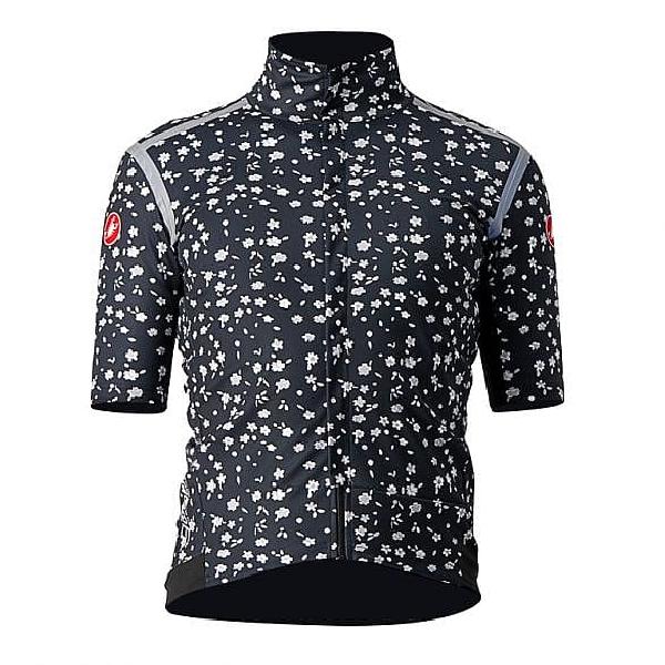 Foto van Castelli Gabba RoS korte mouw fietsshirt blauw/grijs heren