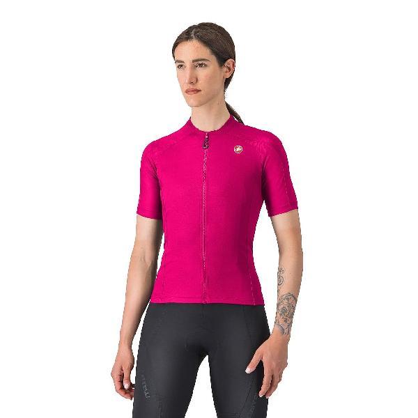 Foto van Castelli Libera 2 jersey korte mouw roze dames
