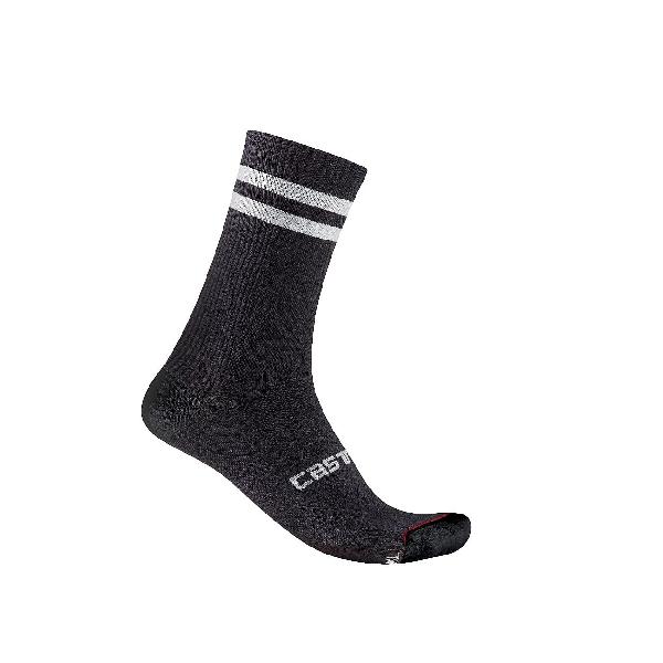 Foto van Castelli Originale 18 sock zwart/wit unisex