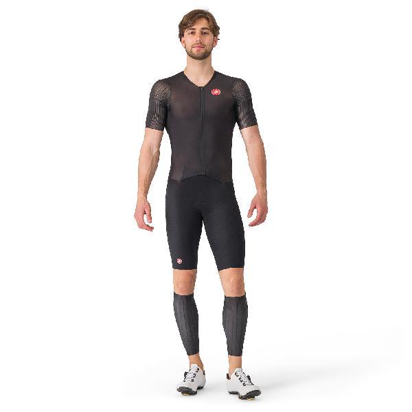 Foto van Castelli PR 2 speed trisuit korte mouw zwart heren S