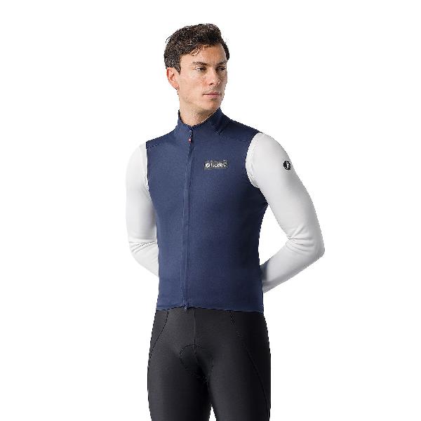 Foto van Castelli Perfetto 2 fietsvest mouwloos belgian blue heren