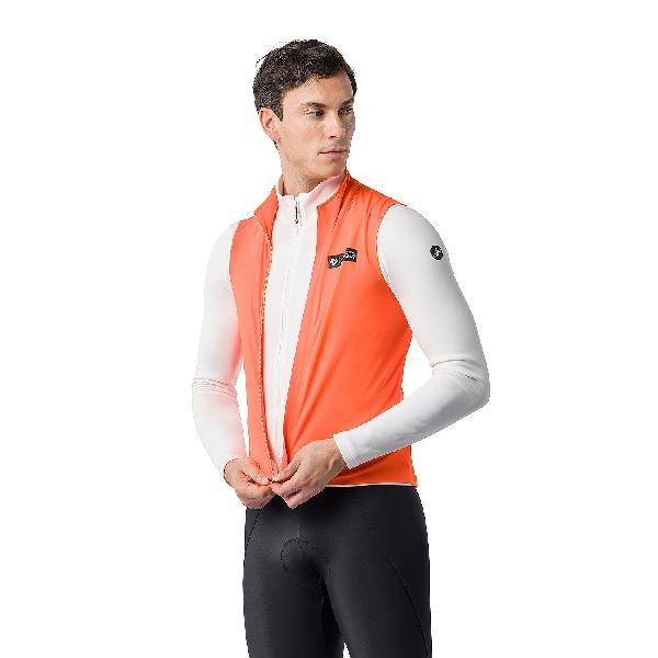 Foto van Castelli Perfetto 2 fietsvest mouwloos brilliant orange heren