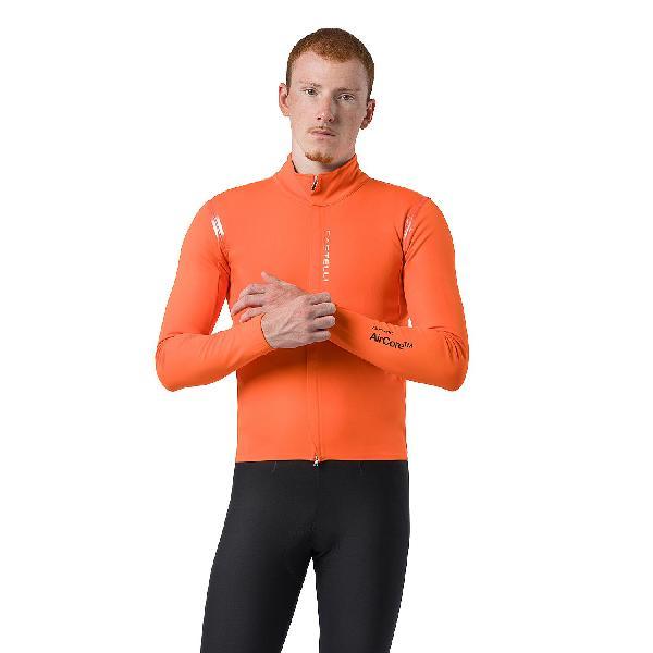 Foto van Castelli Perfetto 4 fietsjack brilliant orange heren