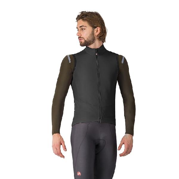 Foto van Castelli Perfetto Air Vest mouwloos light black heren