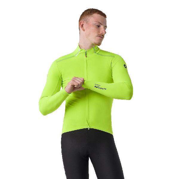 Foto van Castelli Perfetto Pro fietsjack electric lime heren