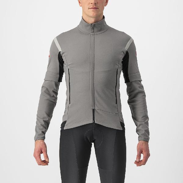 Foto van Castelli Perfetto RoS 2 Convertible jacket grijs heren XXL