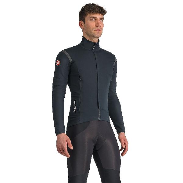 Foto van Castelli Perfetto RoS 2 Convertible jacket light black/black reflex heren