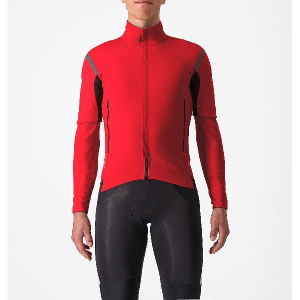 Foto van Castelli Perfetto RoS 2 Convertible jacket rich red/black reflex heren