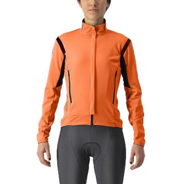 Foto van Castelli Perfetto RoS 2 lange mouw fietsjack oranje dames
