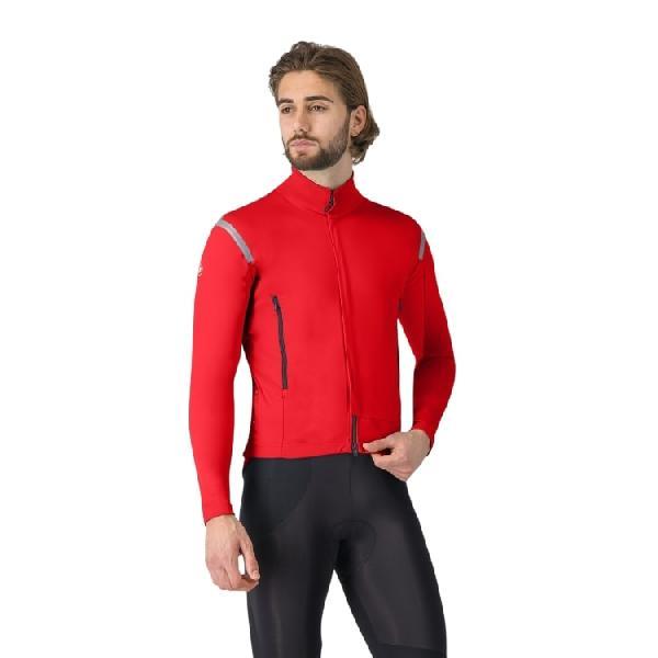 Foto van Castelli Perfetto RoS 3 fietsjack light rich red heren M