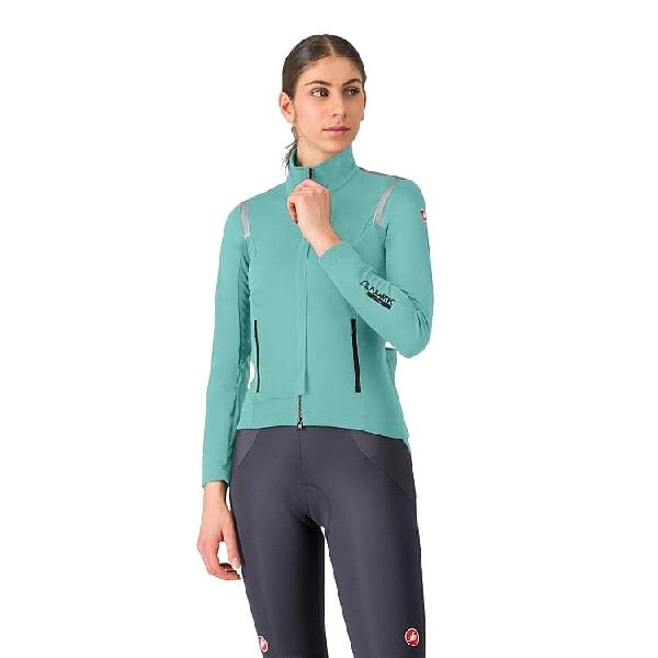 Foto van Castelli Perfetto RoS 3 lange mouw fietsjack pool blue dames