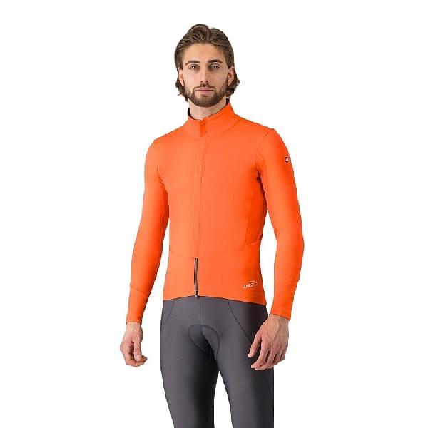 Foto van Castelli Perfetto air jacket lange mouw brilliant orange heren