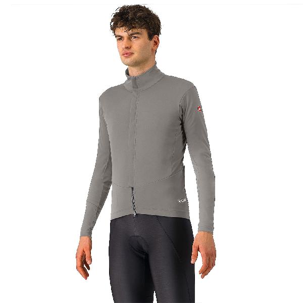 Foto van Castelli Perfetto air jacket lange mouw gunmetal gray