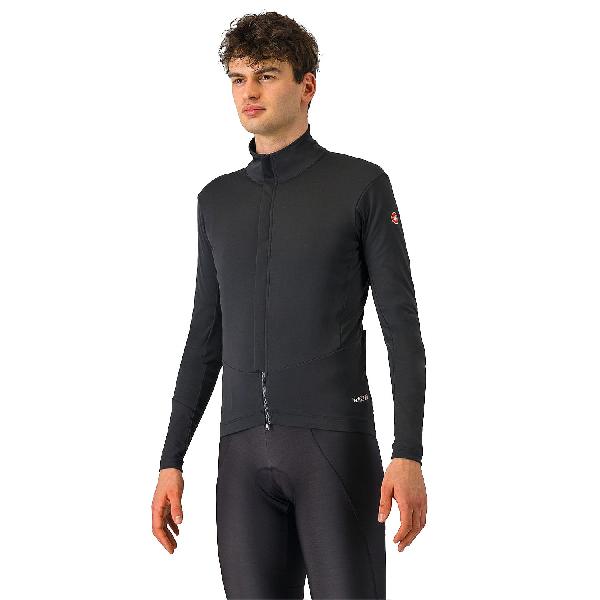 Foto van Castelli Perfetto air jacket lange mouw light black heren