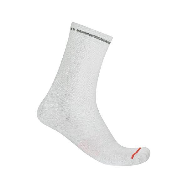 Foto van Castelli Premio evo 18 sock wit unisex S/M