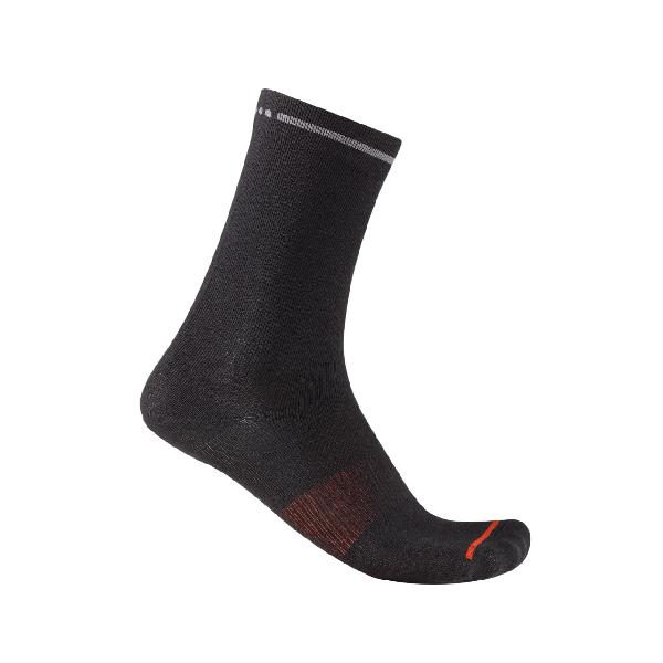 Foto van Castelli Premio evo 18 sock zwart unisex S/M