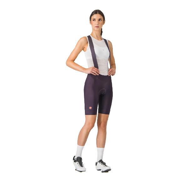 Foto van Castelli Prima 2 DT bibshort paars dames XL