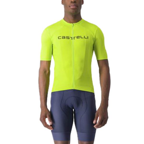 Foto van Castelli Prologo Lite fietsshirt korte mouw groen heren XXL
