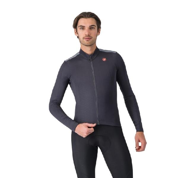 Foto van Castelli Puro 4 fietsjack dark grey heren XXXL