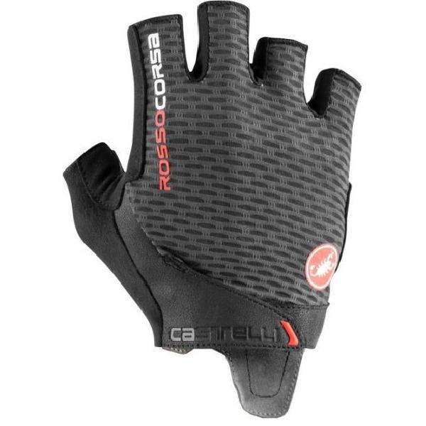 Foto van Castelli Rosso Corsa Pro V handschoen donkergrijs heren M