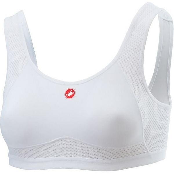 Foto van Castelli Rosso corsa bra wit dames