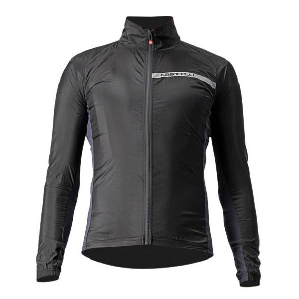 Foto van Castelli Squadra stretch fietsjack zwart heren XXXL