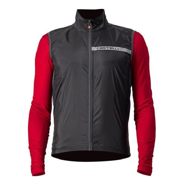 Foto van Castelli Squadra stretch mouwloos vest zwart heren L